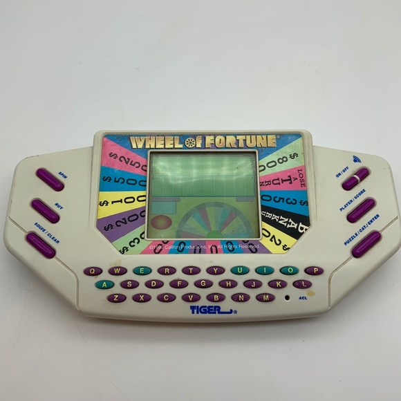 Vintage 1995 Tiger Wheel of Fortune Digital Game with Cartridge Tested - Picture 1 of 16